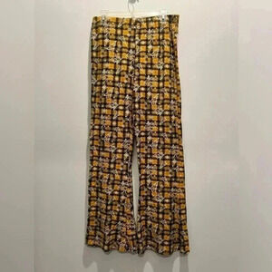 Full Circle Trends Women's Yellow Plaid Christmas Pajama Pants​​